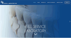 Desktop Screenshot of dkdentallab.com